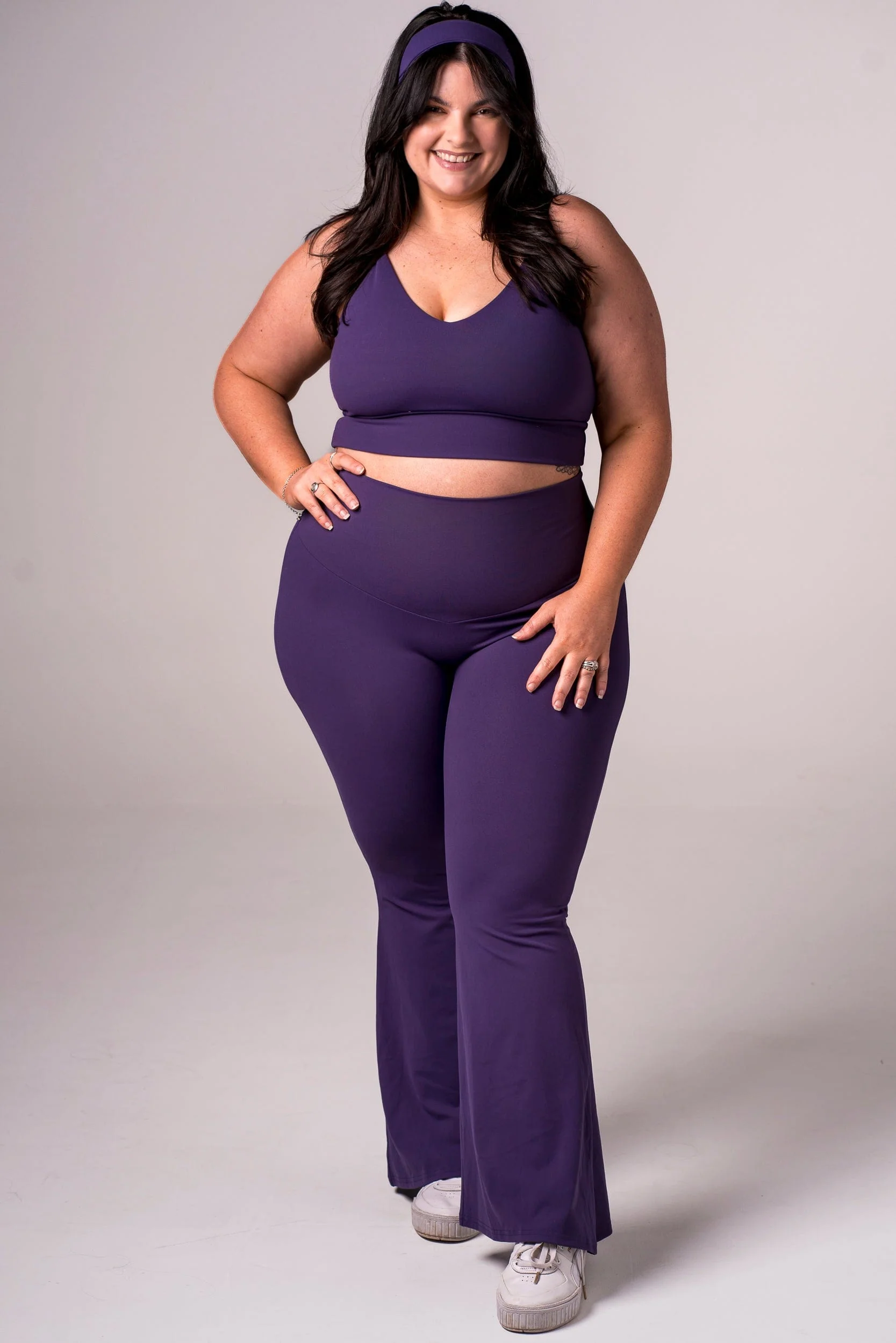 Amethyst Luxe Pocket Yoga Pants - Image 3