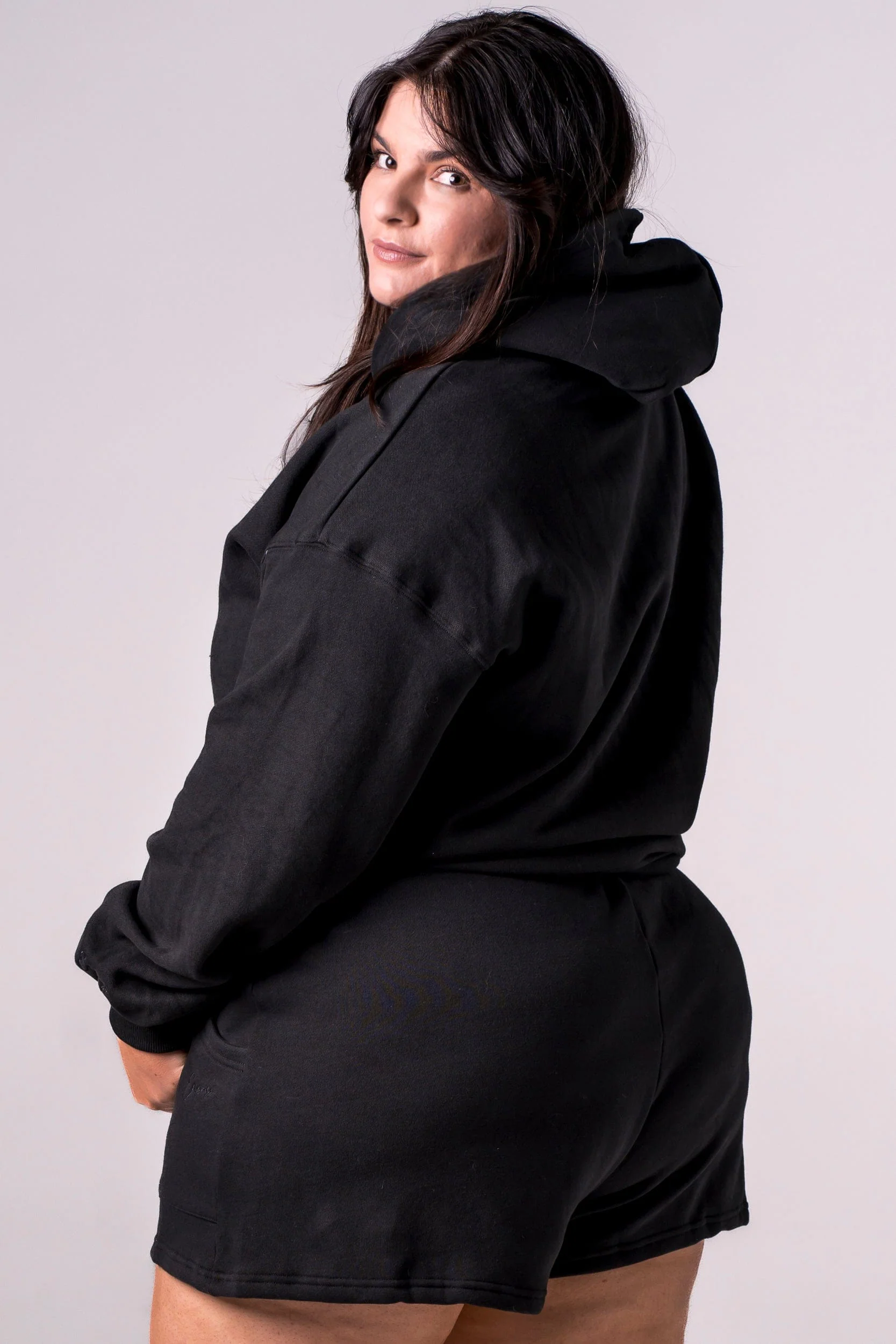 Black Basic Hoodie - Image 3
