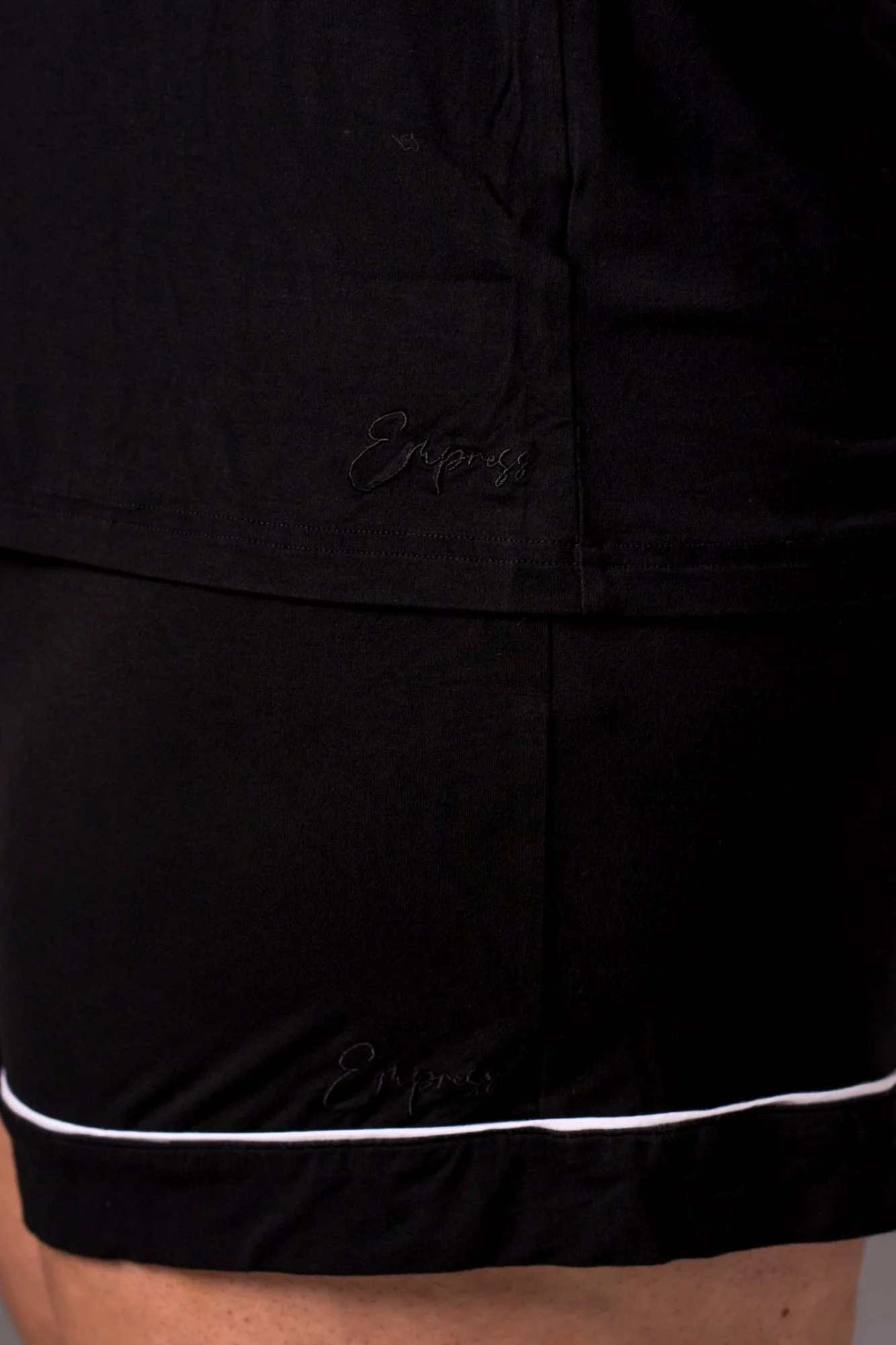 Black Bamboo Pyjama Set - Image 4