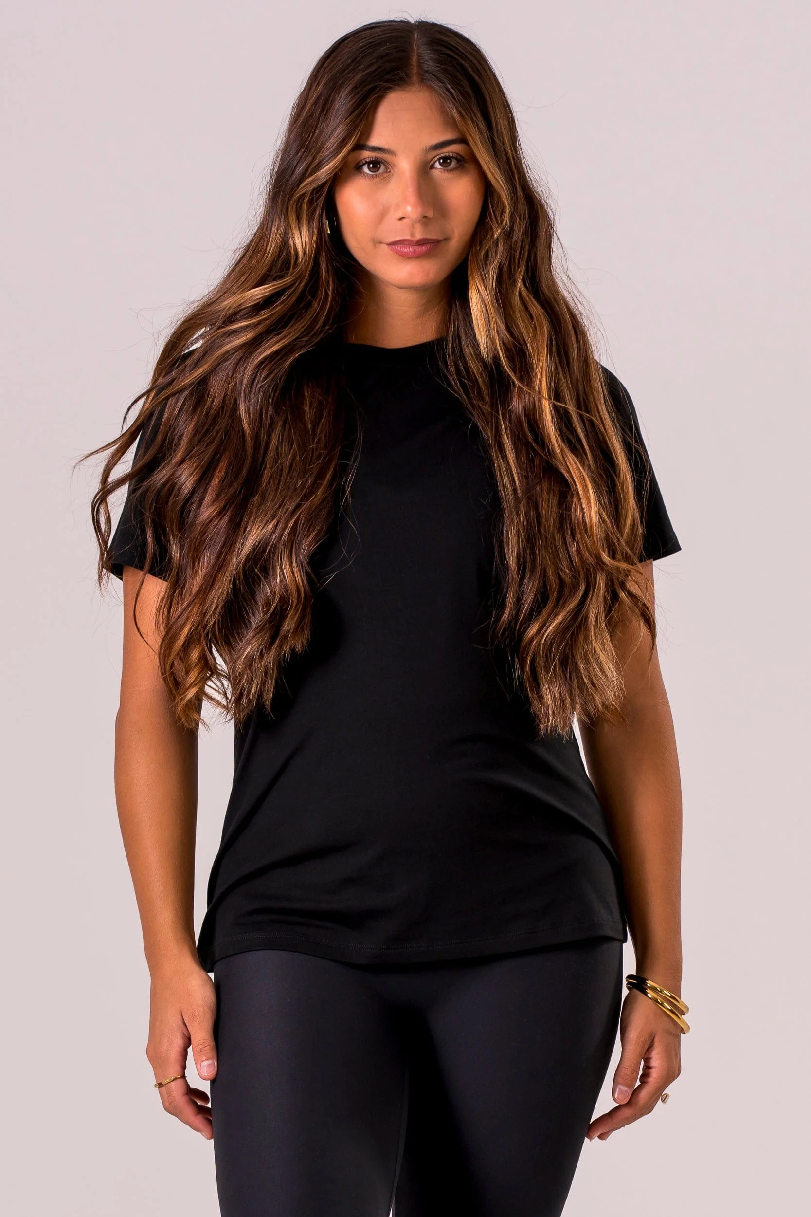 Black Basic Tee - Image 4