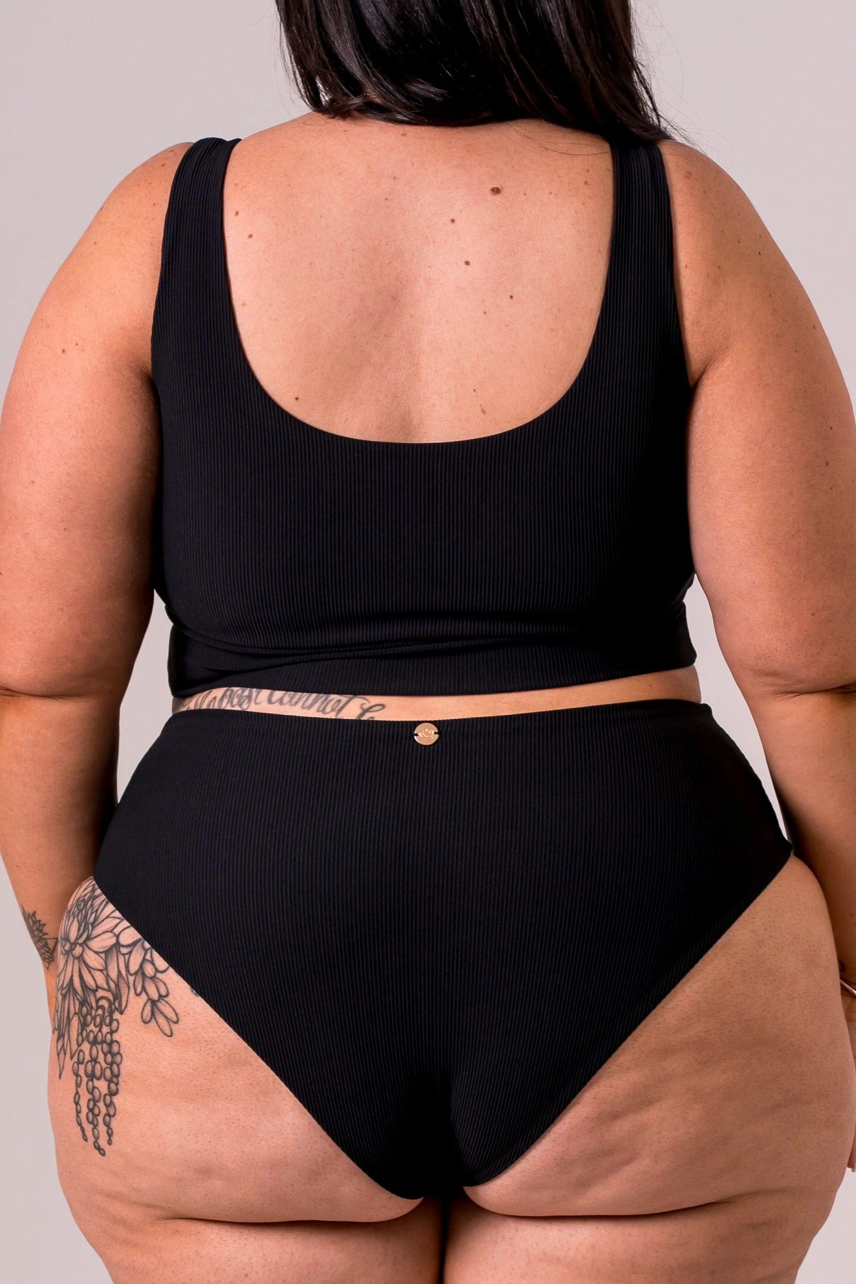 Black Brief Bikini Bottoms - Image 3
