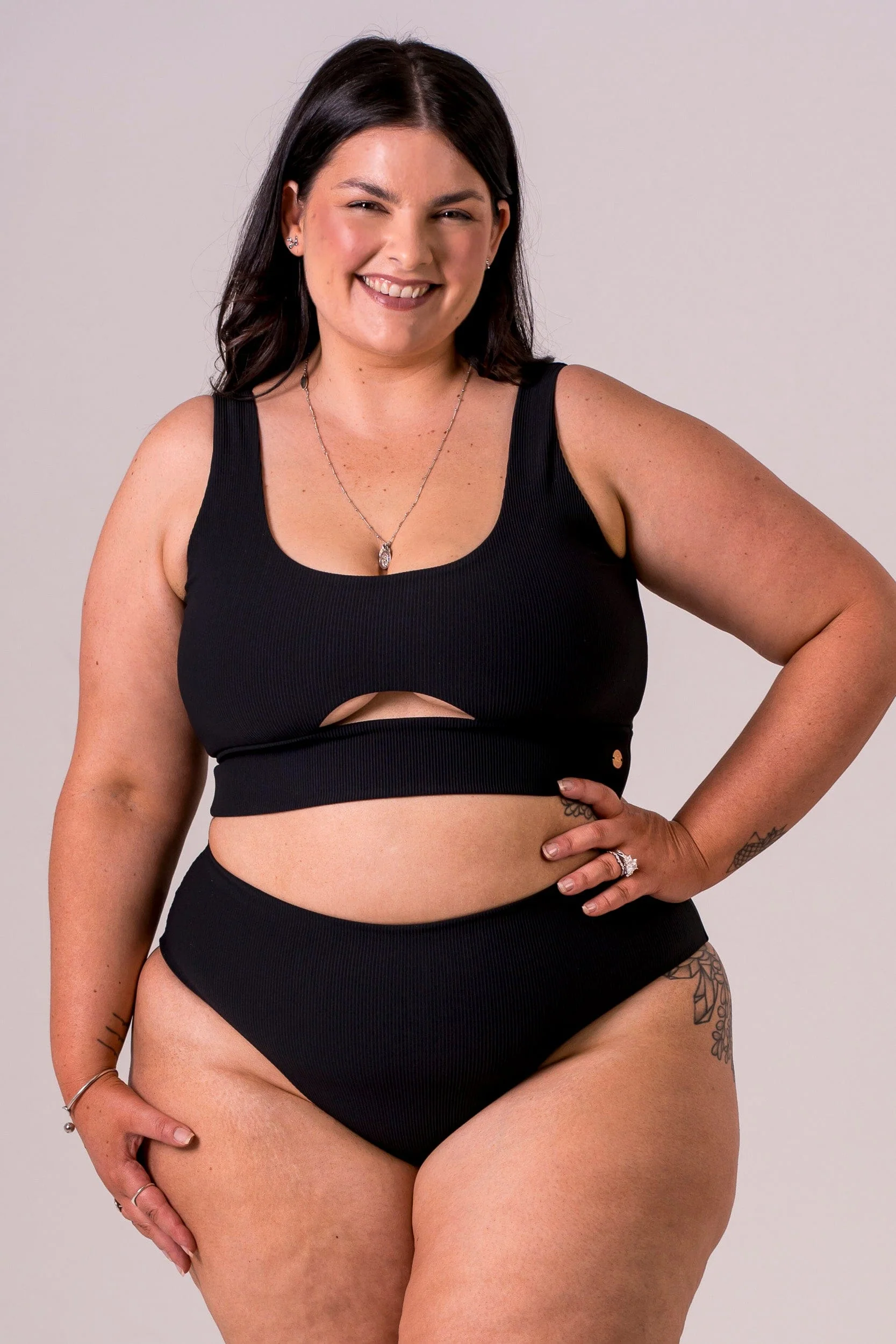 Black Brief Bikini Bottoms - Image 4