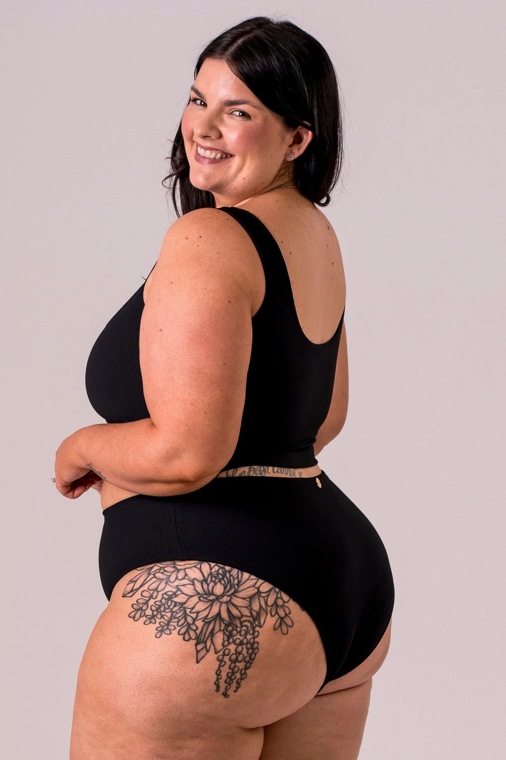 Black Brief Bikini Bottoms - Image 8