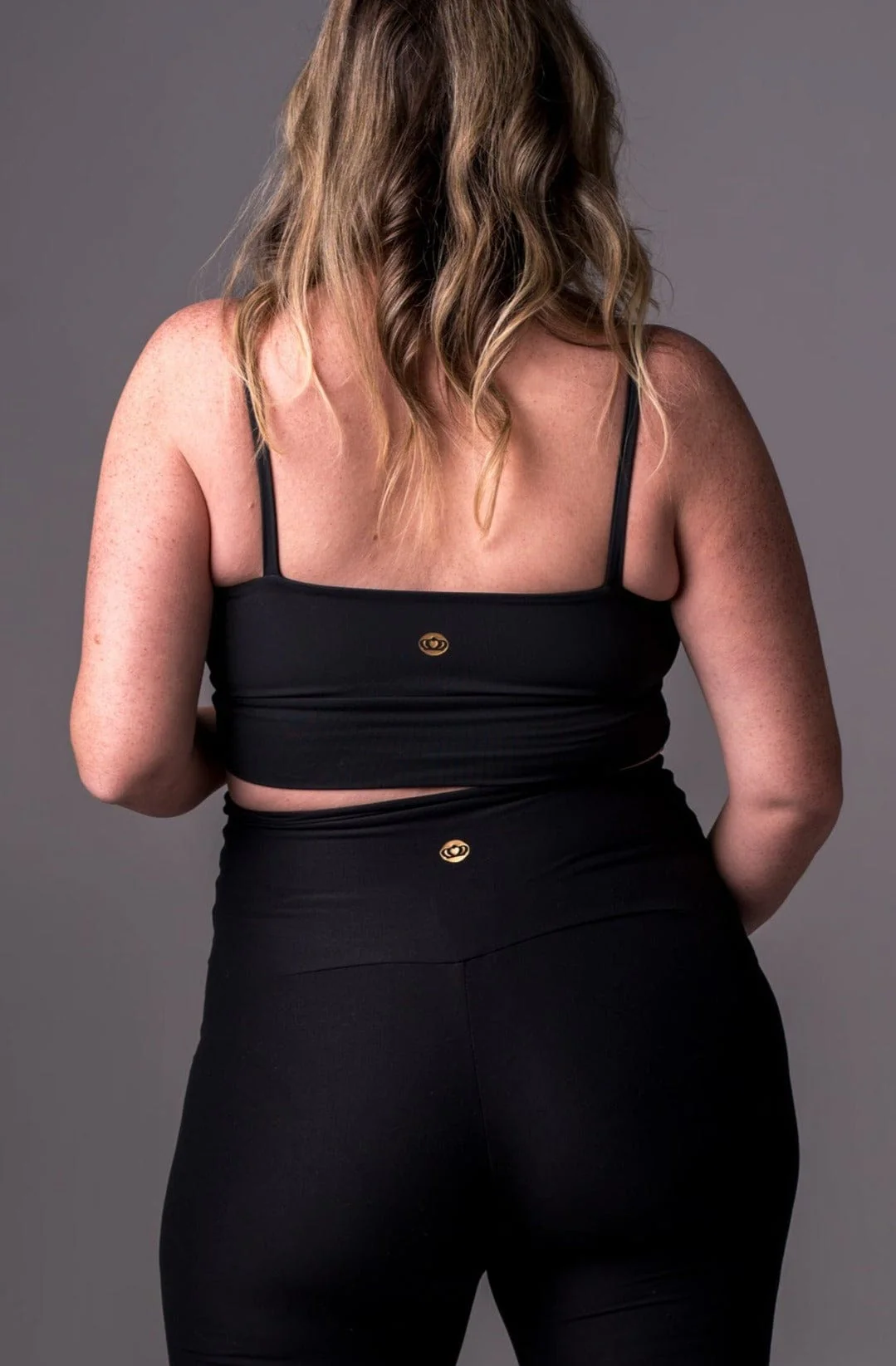 Black Dynamic Maternity Capri Leggings - Image 3