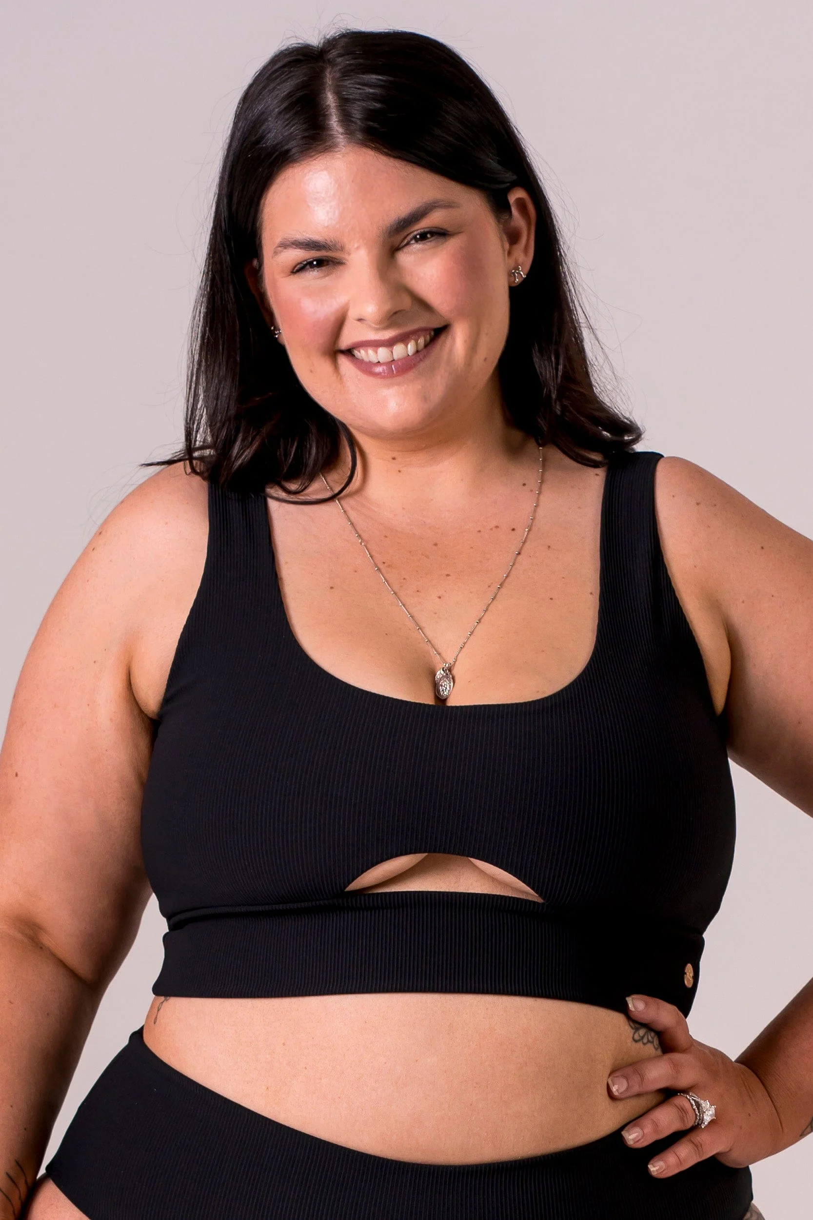 Black Reversible Bikini Top - Image 8