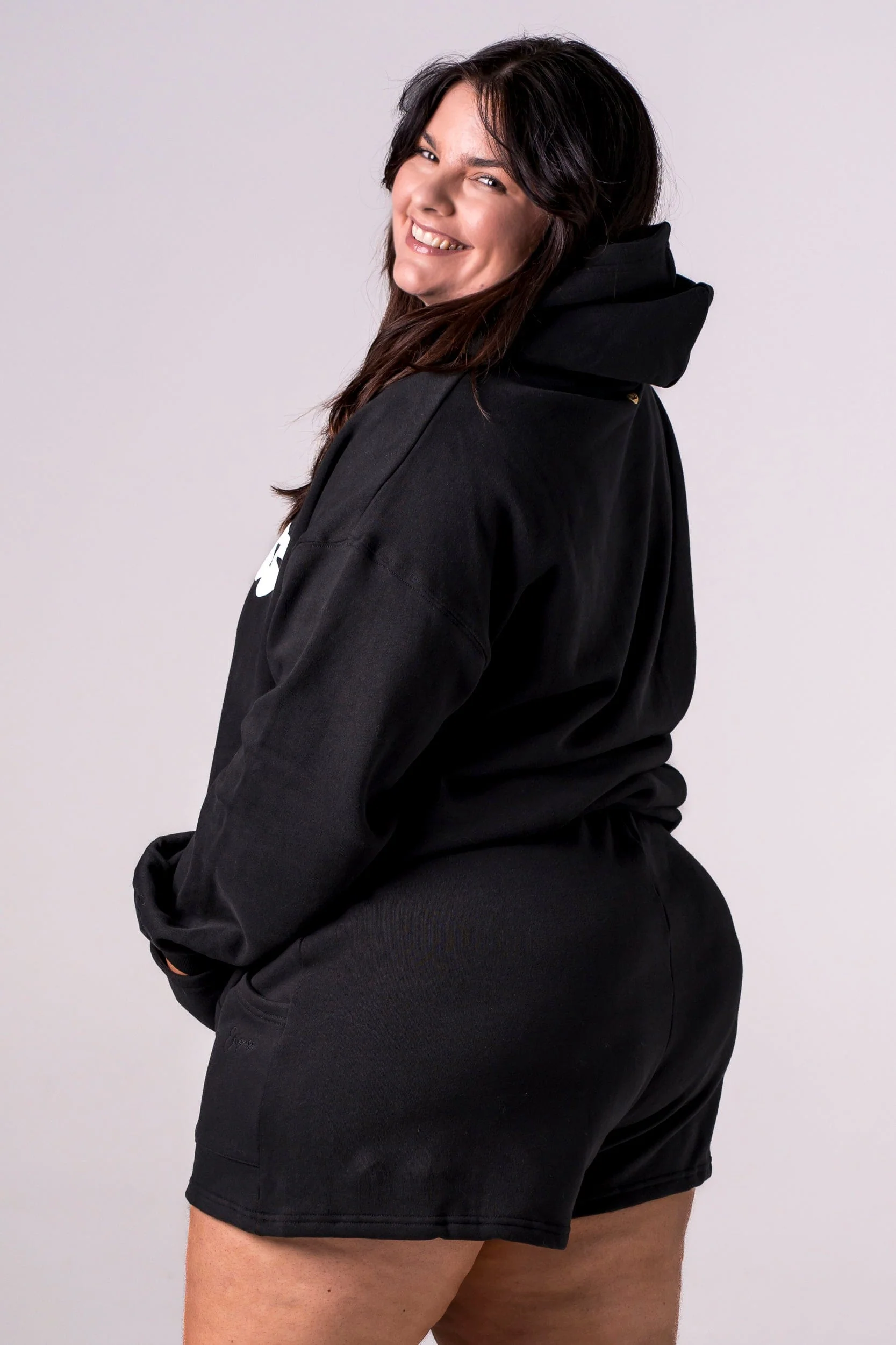 Bubble Black Hoodie - Image 6