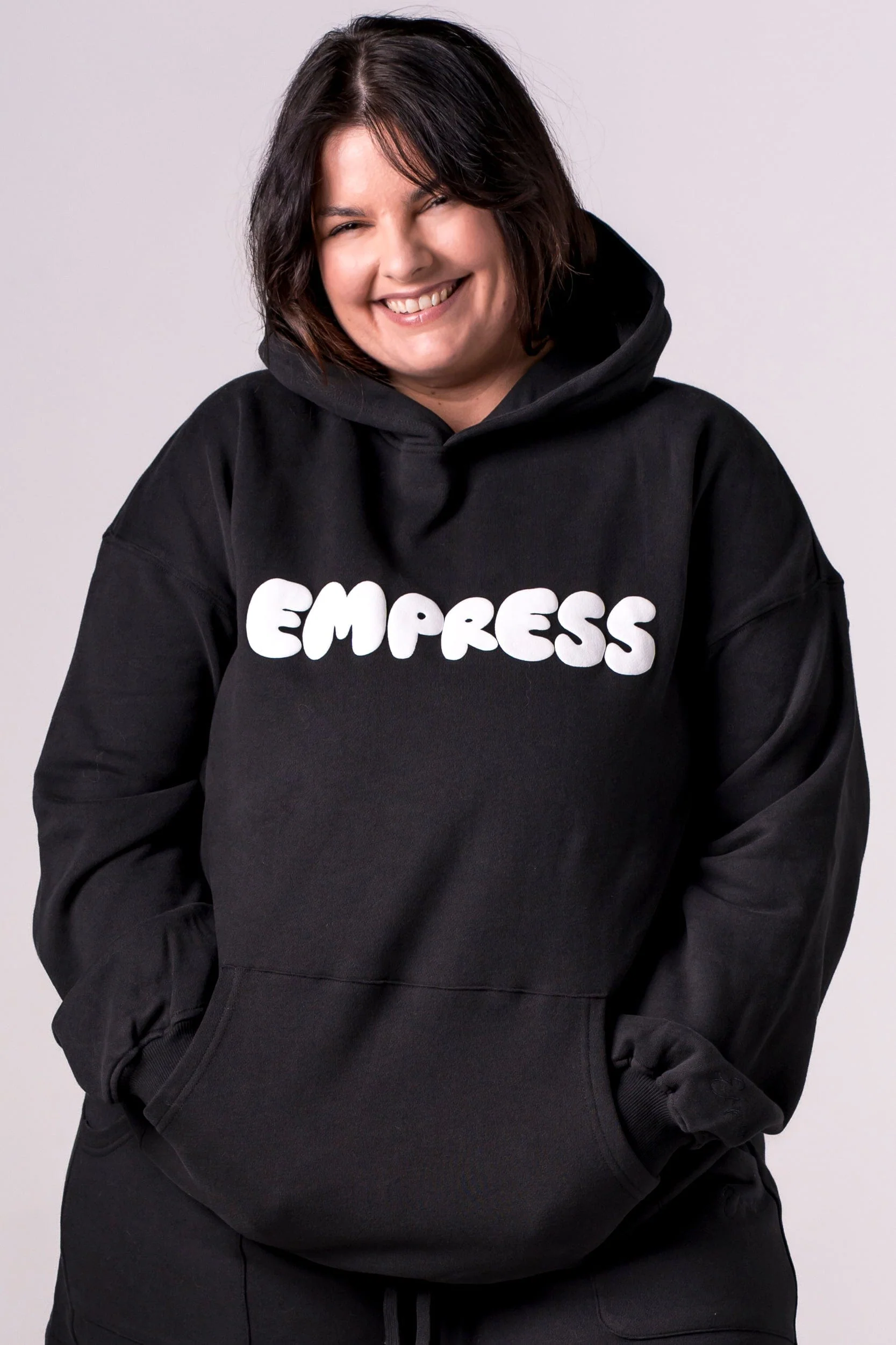 Bubble Black Hoodie - Image 7