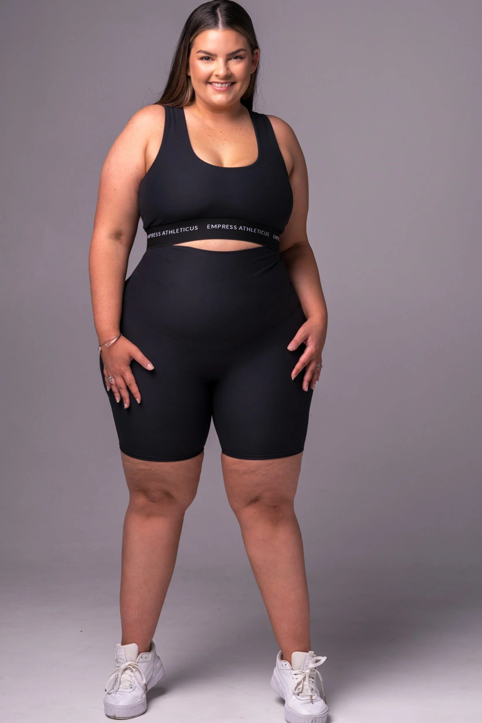 Black Dynamic Extra High Waisted Booty Shorts - Image 6