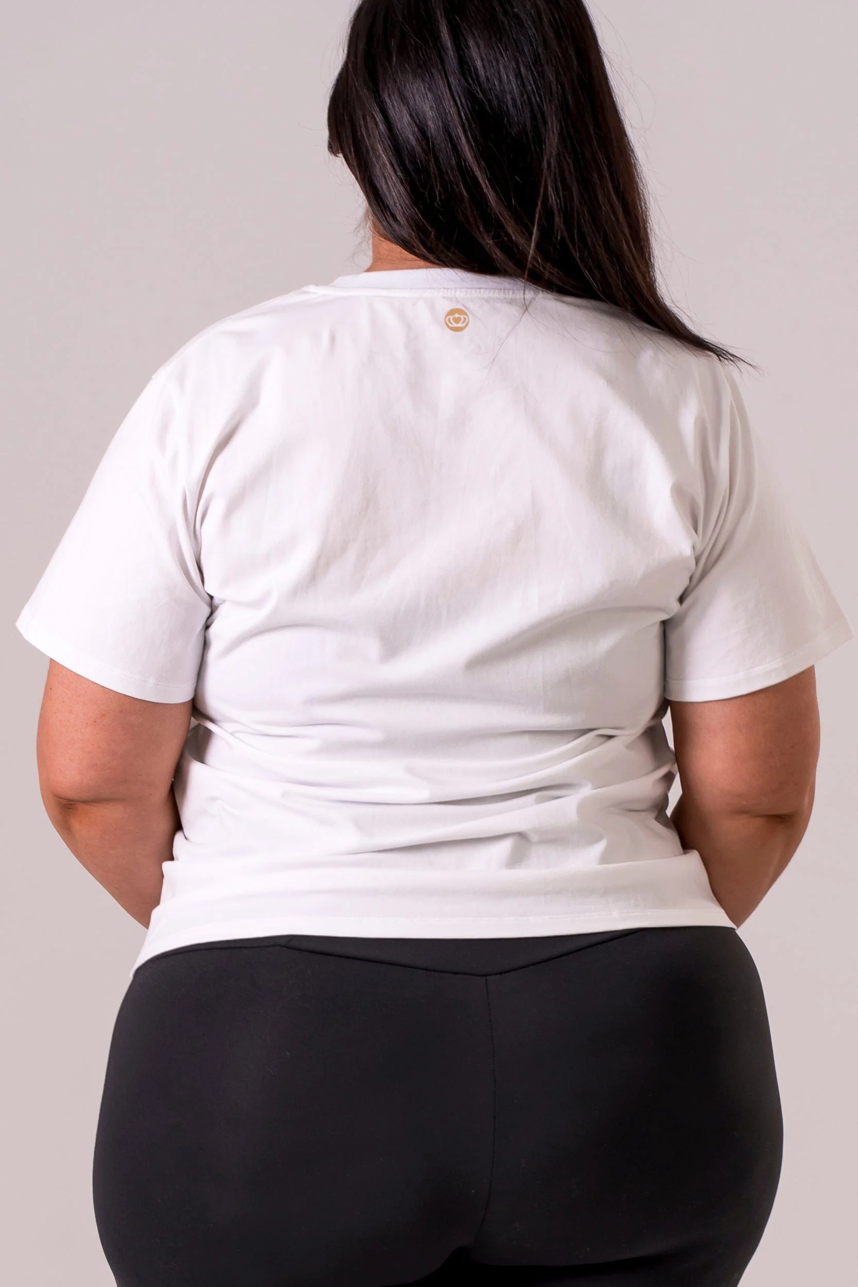 White Basic Tee - Image 5