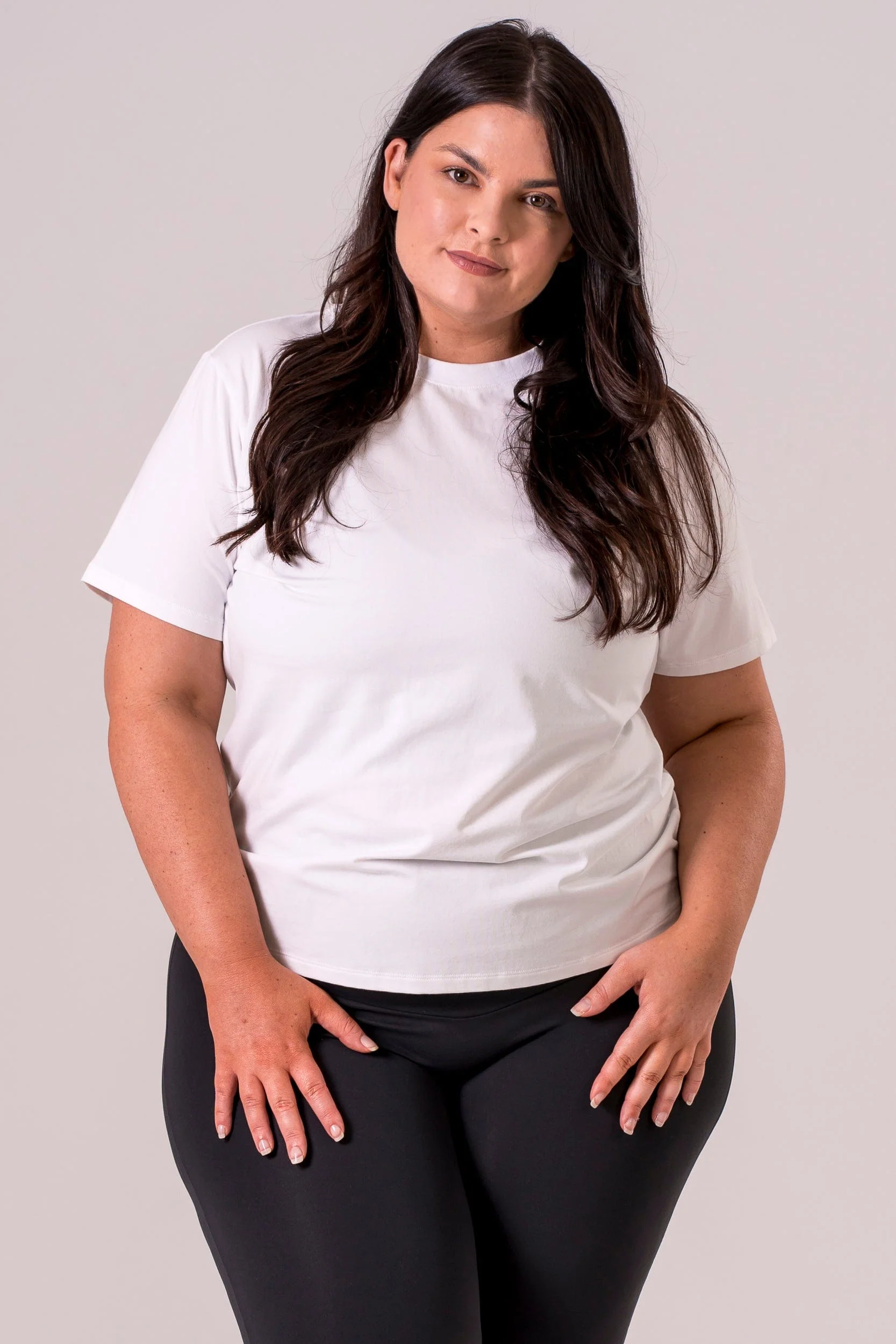 White Basic Tee - Image 6
