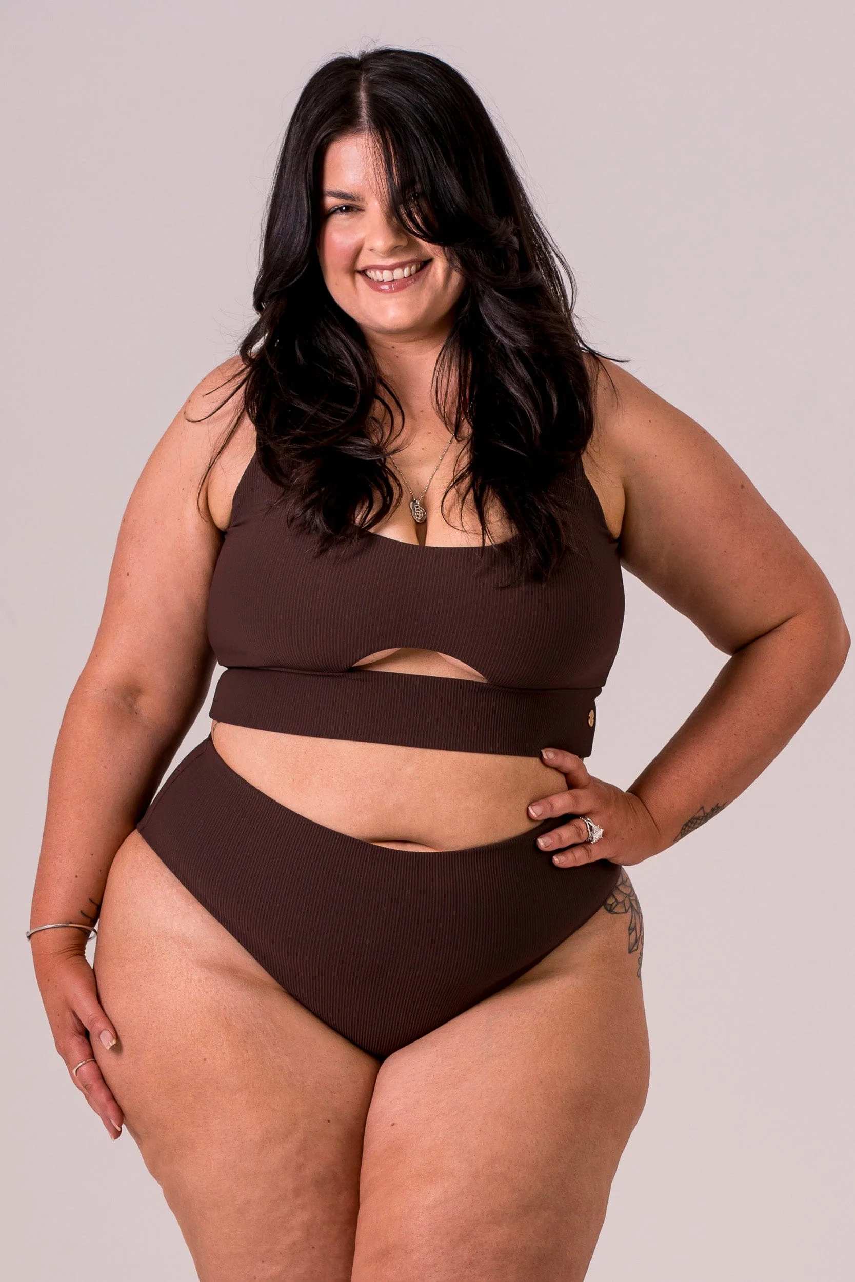 Espresso Brief Bikini Bottoms - Image 3
