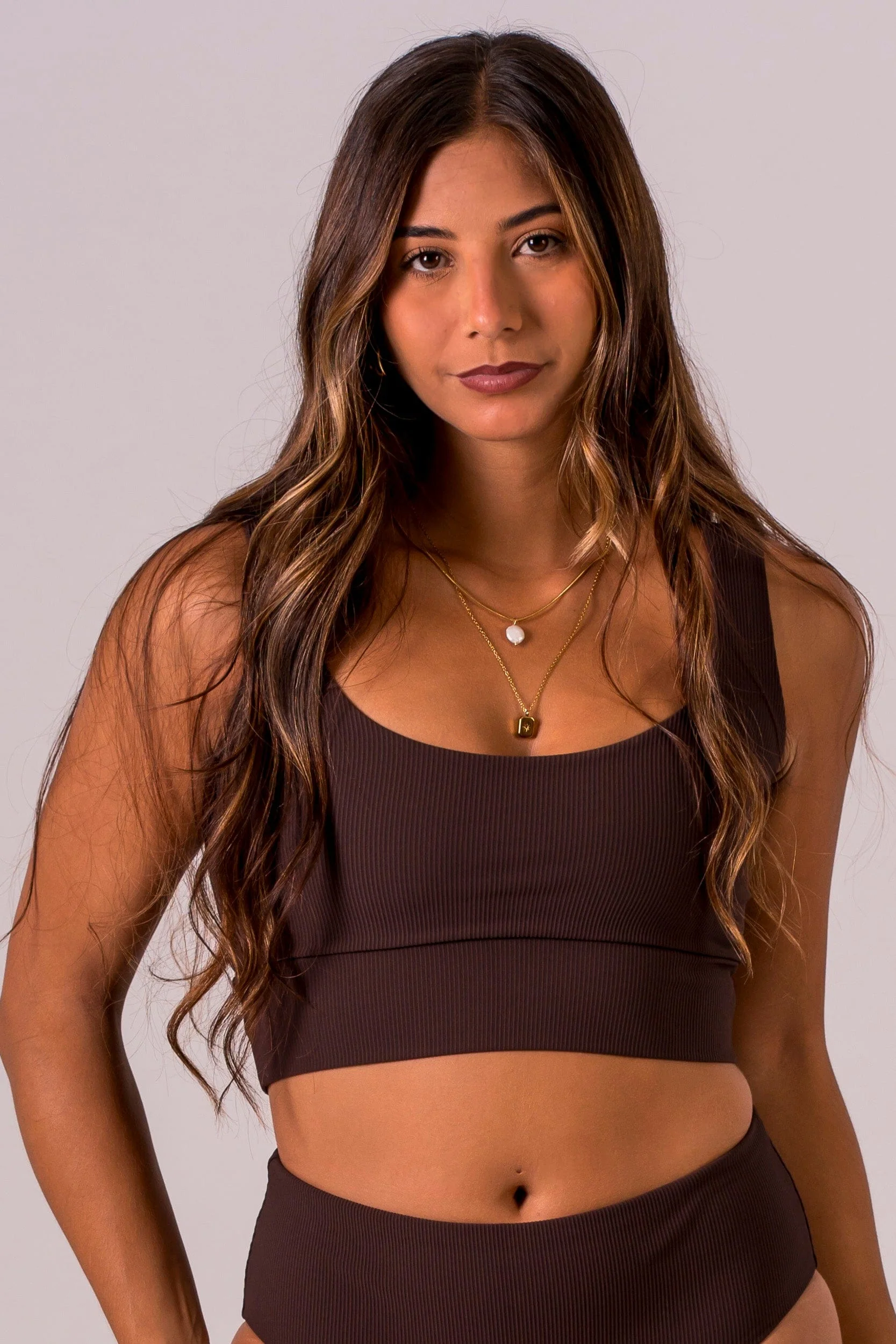 Espresso Reversible Bikini Top - Image 7