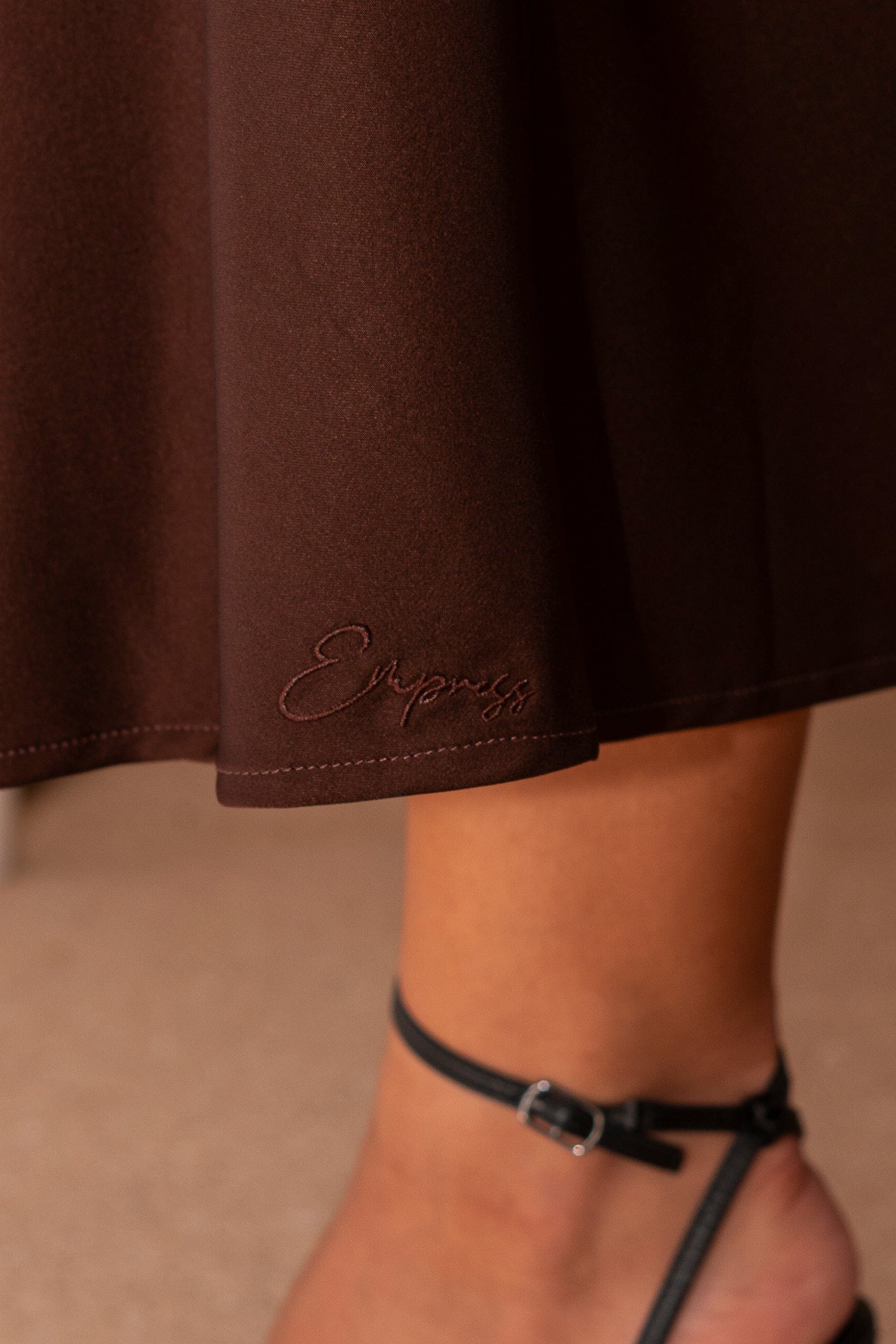 Espresso Martini V Neck Dress - Image 4
