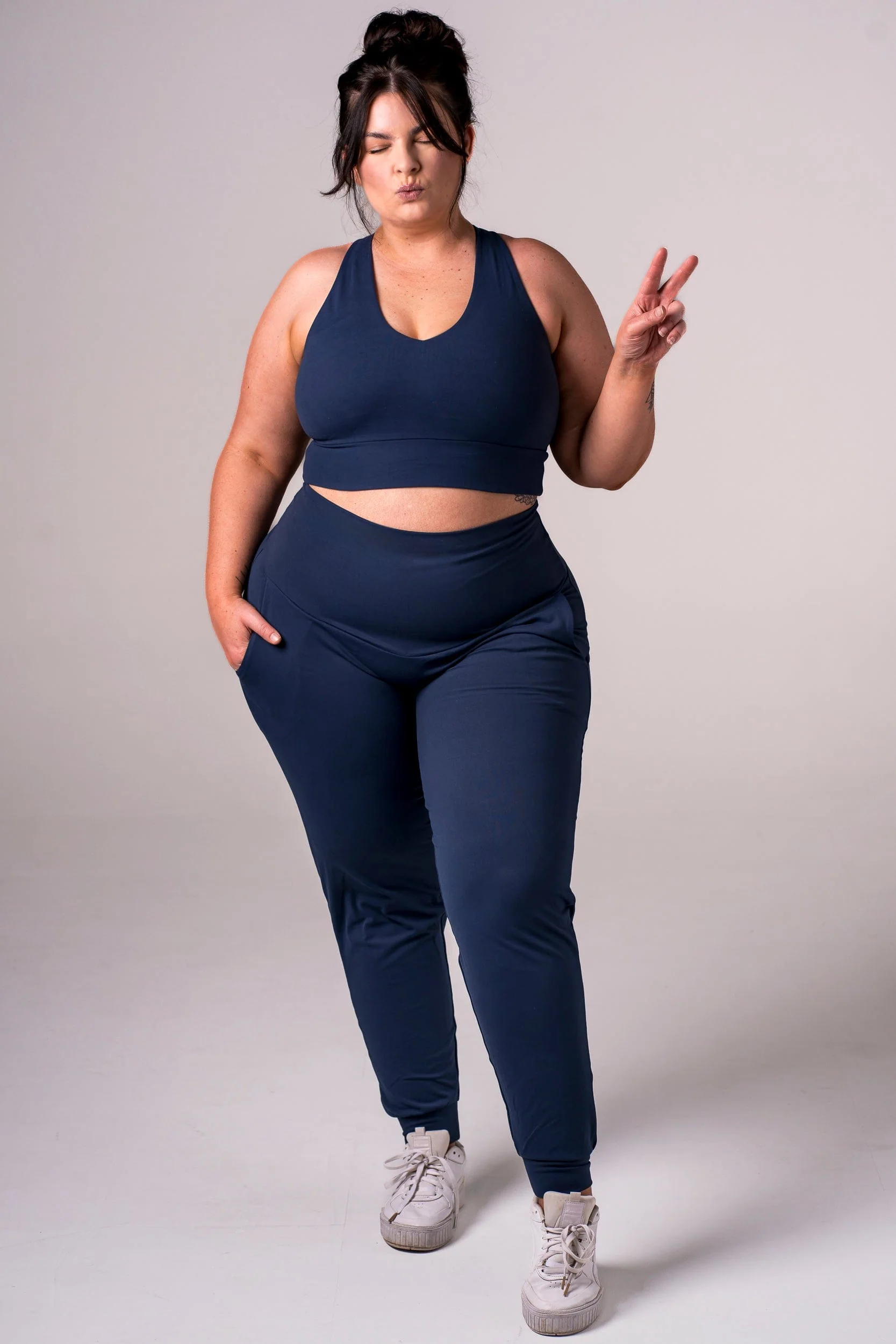 Midnight Luxe Long Jogger - Image 4