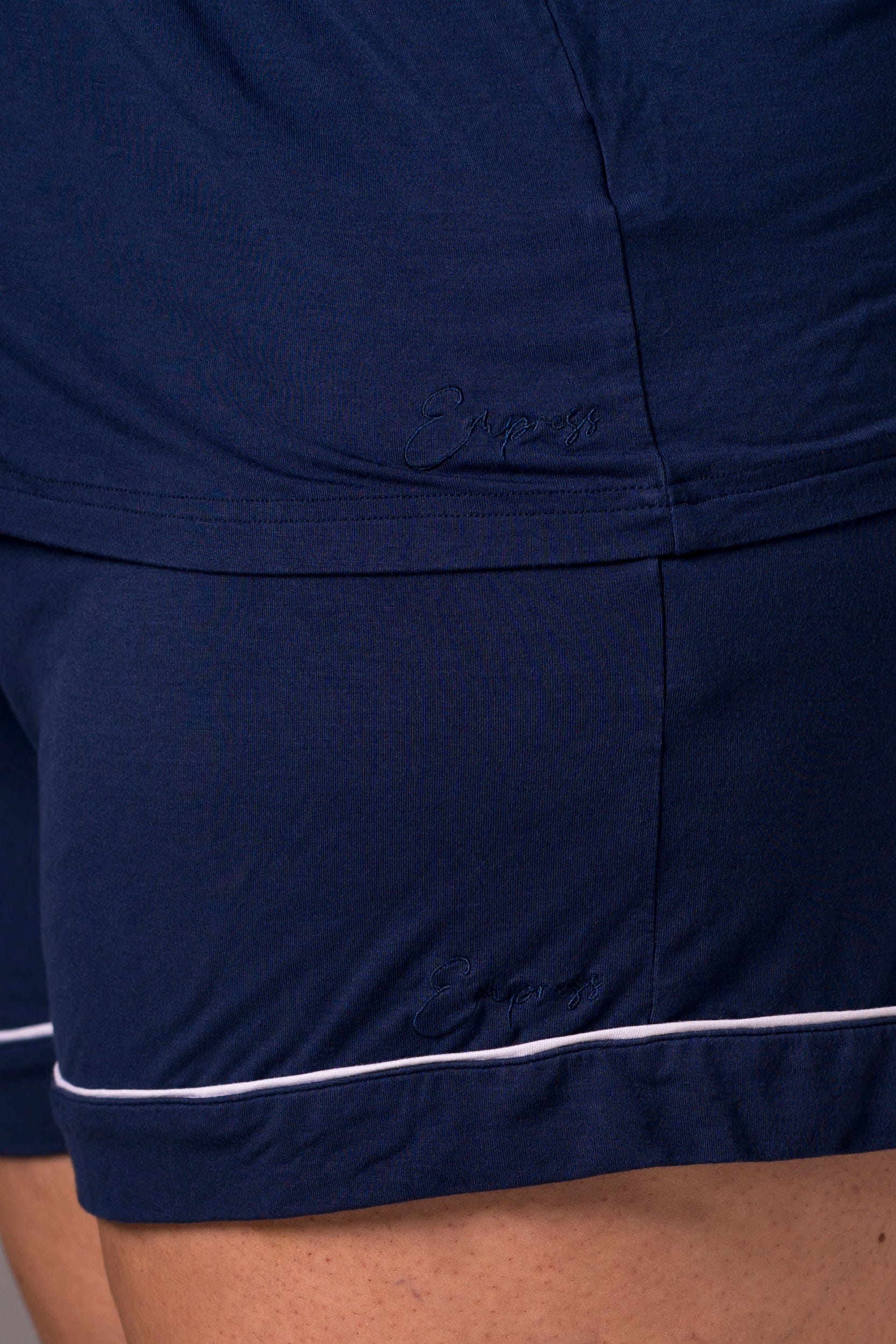 Navy Bamboo Pyjama Set - Image 5