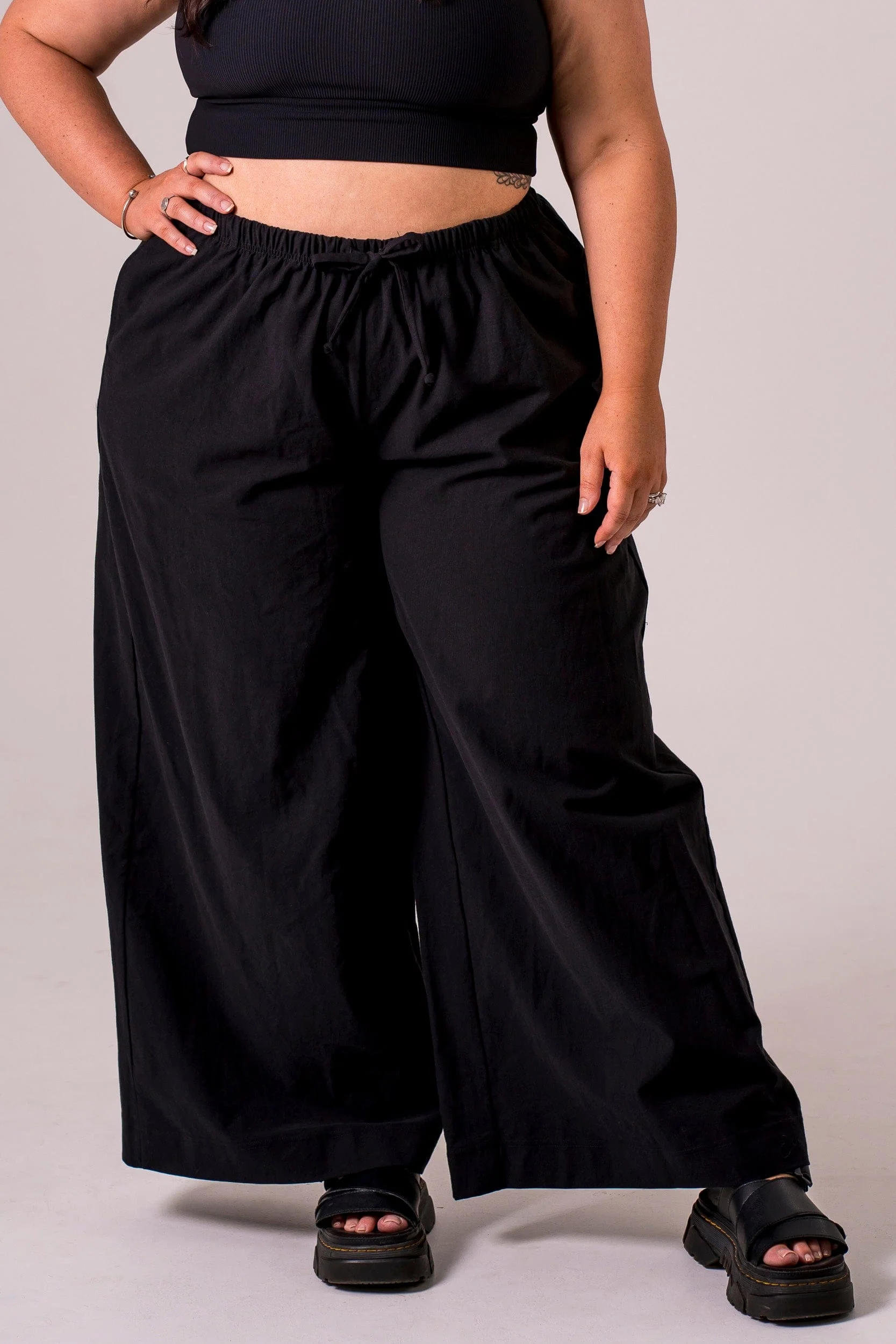 Night Linen Blend Pants - Image 6
