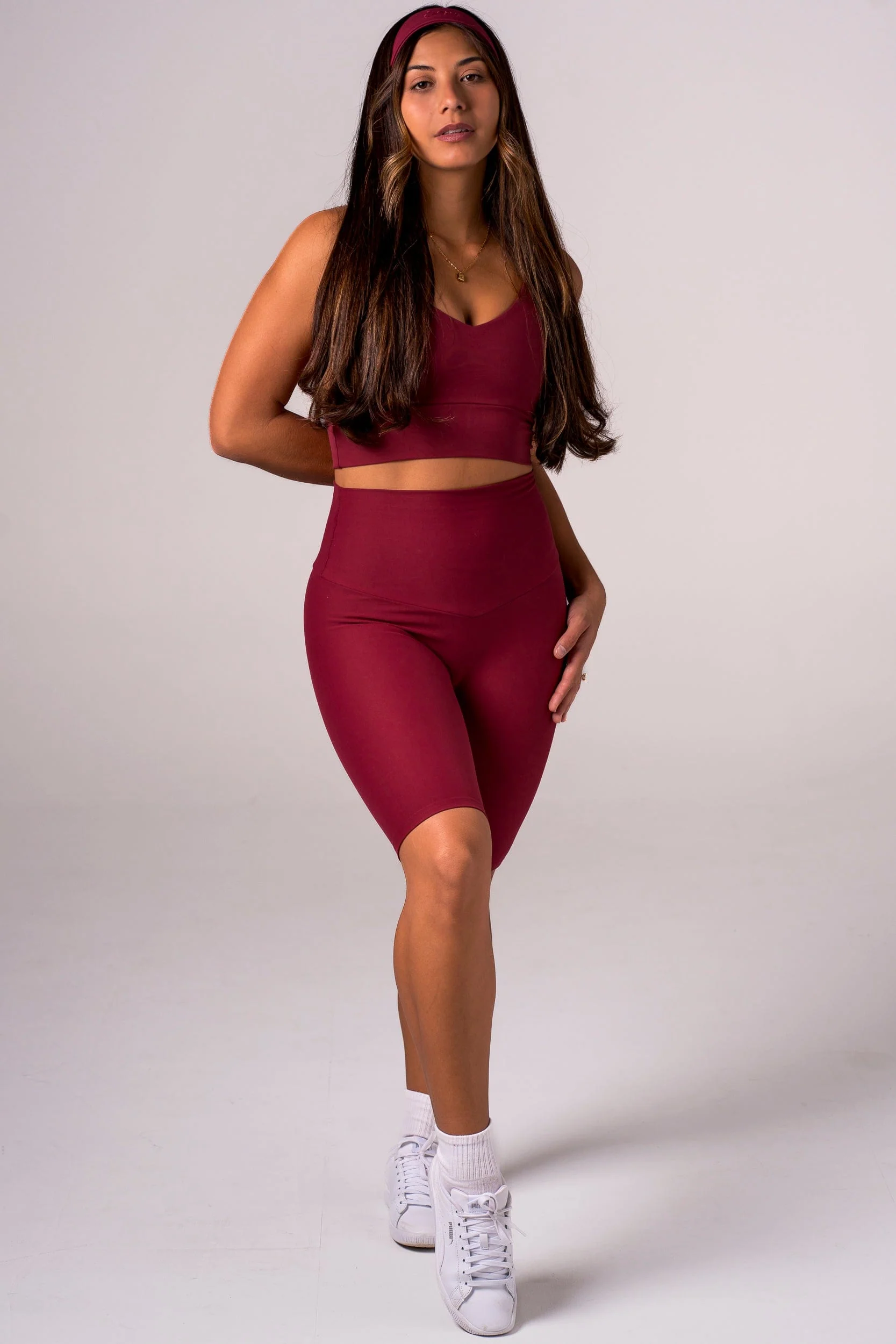 Scarlet Dynamic High Waisted Bike Shorts - Image 3